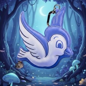 BBW DISNEY PRINCESS SNOW WHITE BLUE BIRD COIN PURSE